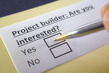 One person is answering question about project builder.