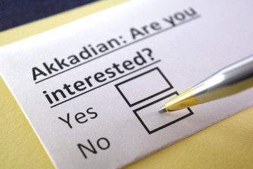 One person is answering question about akkadian.