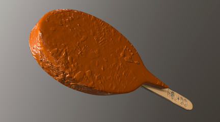 chocolate ice cream enjoy your sales campaign for the summer