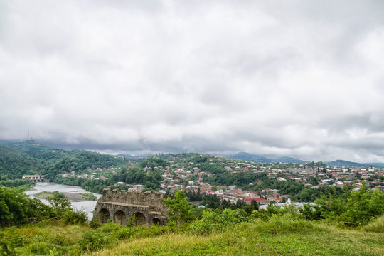 Kutaisi view from Bagrati cathedral