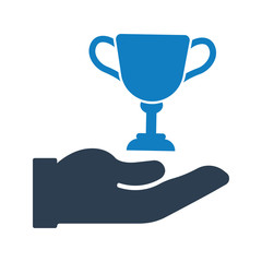 Business winner, success, achievement icon