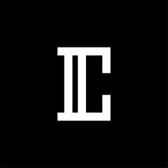 Vector Elegant Serif Logo Letter C
