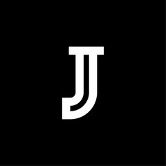 Vector Elegant Serif Logo Letter J