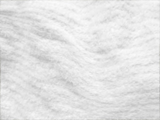 De-focused White soft fur blanket texture as background