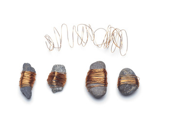 copper wire, conductor of electricity