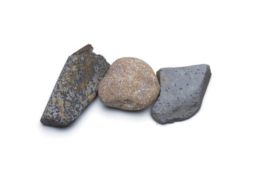 Small stones on background