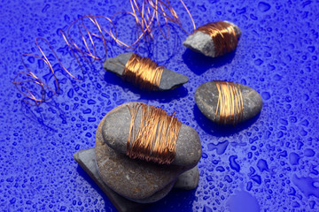 copper wire, conductor of electricity