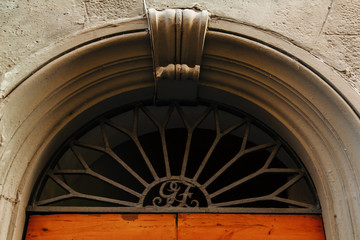 Beautiful details of the decor of ancient buildings