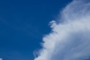 blue sky with clouds