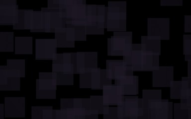 Black abstract background. Backdrop with grey squares. 3D illustration