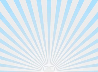 Sunlight wide horizontal background. Blue and pink color burst background.