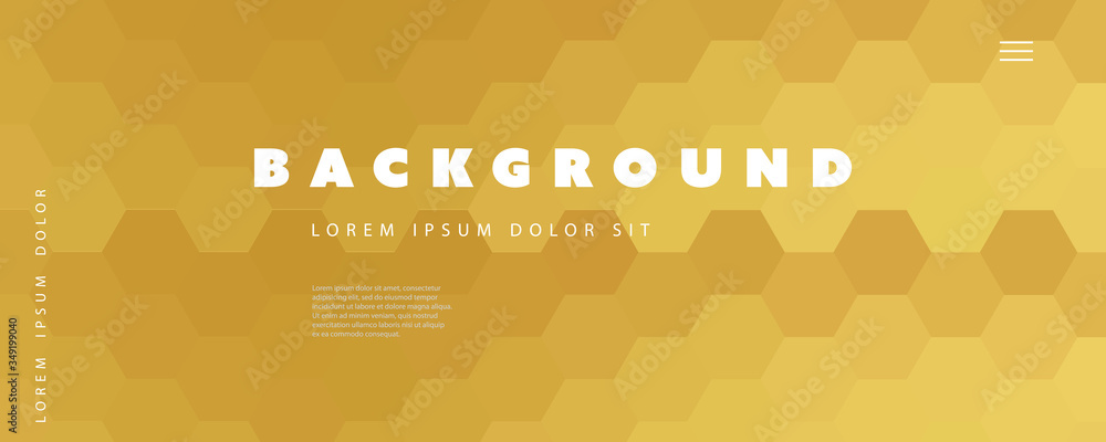 Poster Abstract Colorful Minimal Geometric Pattern Background, Multi Purpose Template, Hexagonal Gradient Shapes Composition, Futuristic Poster, Header or Landing Page Design - Vector Illustration