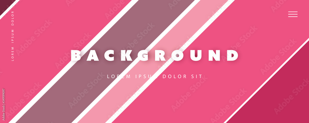 Aufkleber abstract colorful minimal geometric pattern background, multi purpose template, striped gradient sha