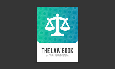 Law  Book Cover, Law Magazine Design