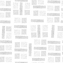 Seamless pattern with abstract decor elements. flat simple vector. hand drawing. design for fabric, textile, wrapper, print