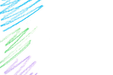 Abstract color pencil scribbles background. - Image