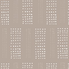 Seamless pattern with abstract decor elements on a neutral background. flat simple vector. hand drawing. design for fabric, textile, wrapper, print