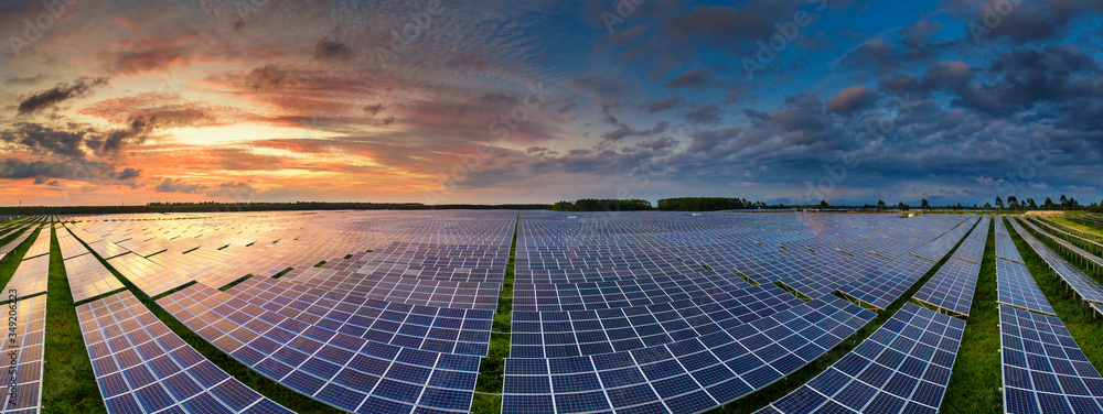 Sticker Solar power station