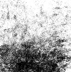 Background rough distressed wall. Old rustic texture. Grunge hard concrete wall template. Black white pattern grain.