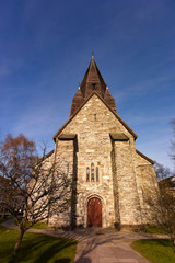 Fototapeta na wymiar Voss Church in Hordaland County, Norway