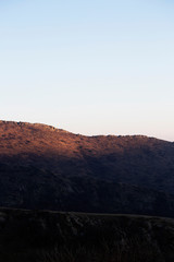mountains near Mtskheta town in country Georgia