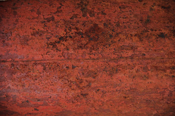 rusty iron background in cracks crumbles in grunge style