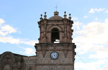 The Cathedral of Puno on Lake Titicaca