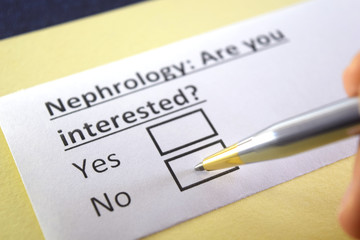 One person is answering question about nephrology.