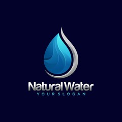 Water Drop Nature Leaf Logo Design
Vector Template