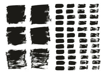 Flat Paint Brush Thin Short Background & Straight Lines Mix High Detail Abstract Vector Background Mix Set 