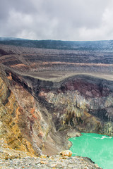 Lake inside Santa Ana volcano crater, El Salvador, Central America