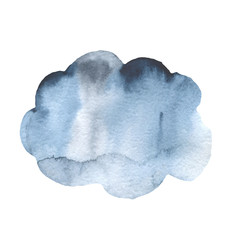 Abstract art hand paint isolated on white background. Watercolor stains. Watercolor banner