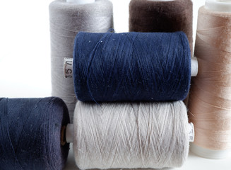 A set of threads. Suitable for advertising background. Sewing supplies