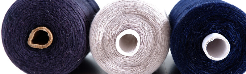 A set of threads. Suitable for advertising background. Sewing supplies
