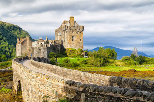 Eilean Donan Castle, Loch Duid, Highlands, Scotland, United Kingdom