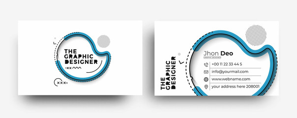 Modern Business Card - Creative and Clean Business Card Template.