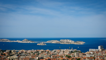 Ile du Frioul depuis Notre Dame de la garde