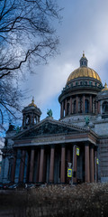 St. Isaac's Cathedral in St. Petersburg.