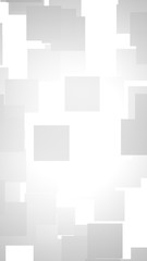 White abstract background. Misty backdrop with grey squares. 3D illustration