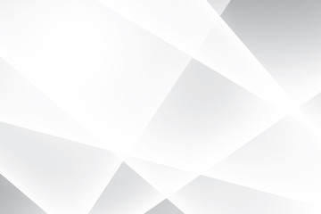 Fototapeta premium Abstract geometric white and gray color background. Vector, illustration.