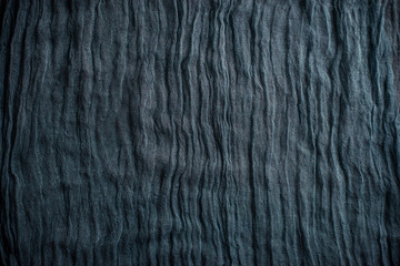 Gray fabric background. Gauze texture.