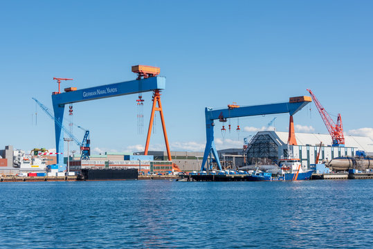 Kiel/Bremen, 13.05.2020.Appell der f&uuml;nf Nord-Wirtschaftsminister an die Bundesregierung: Schiffbau-Kompetenz trotz Corona-Krise in Deutschland halten