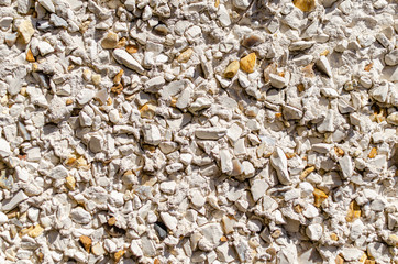 Sand gravel stone wall background