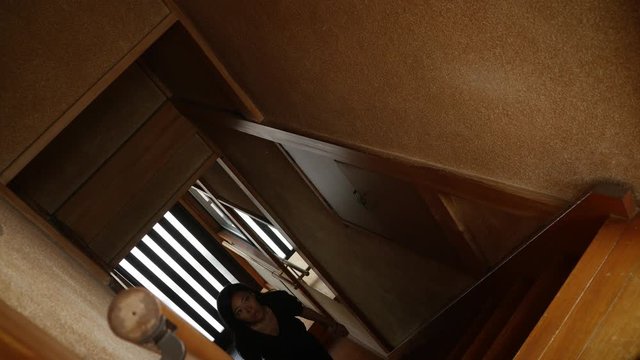 Asian Girl attacked in stairs by anonymous hands 2