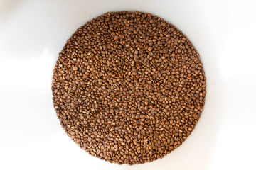 buckwheat on white background
