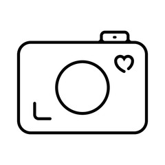 Photo camera icon vector illustration
