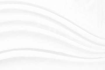 White cloth background soft wrinkled fabric patrem and surface. White colth soft background. White...