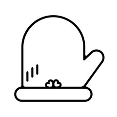 Obraz premium gloves icon vector illustration photo