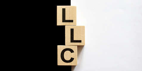 My Work - business concept text on wood block LLC