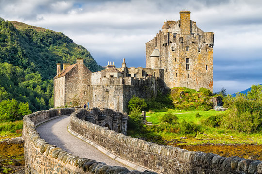 Eilean Donan Castle, Loch Duid, Highlands, Scotland, United Kingdom